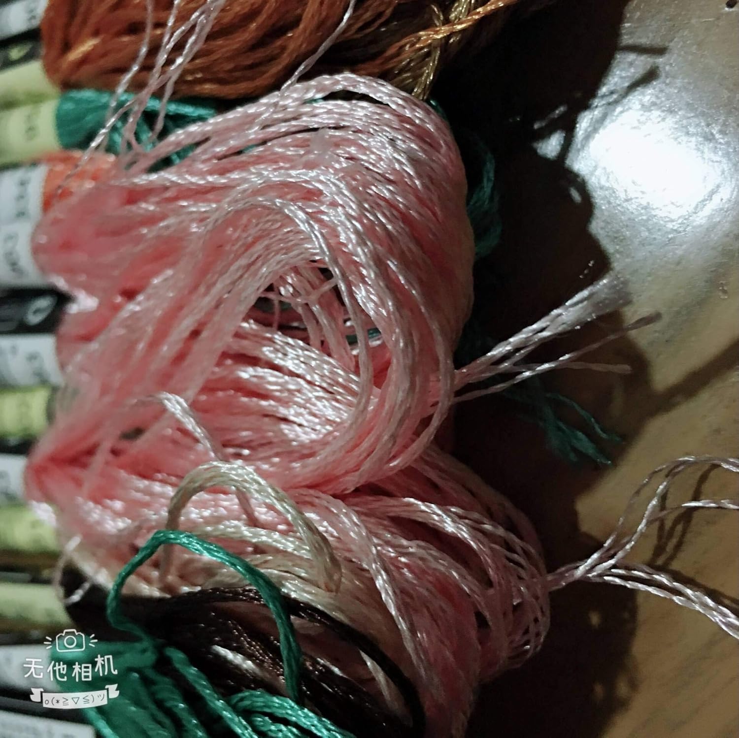 Multicolor Silk Embroidery Thread, 100 Pieces, 800 Foot