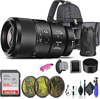 Amazon.com : Sony FE 90mm F2.8 Macro G OSS Lens (SEL90M28G) – Full