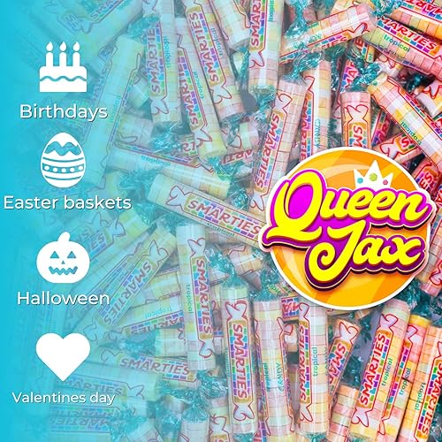 Miniatura 4 de Smarties Candy Bulk  Tropical Smarties  Bolsa de 4 libras Tropical Smartees  Caramelos a granel Smarties  Bolsa gigante de rollos de caramelos