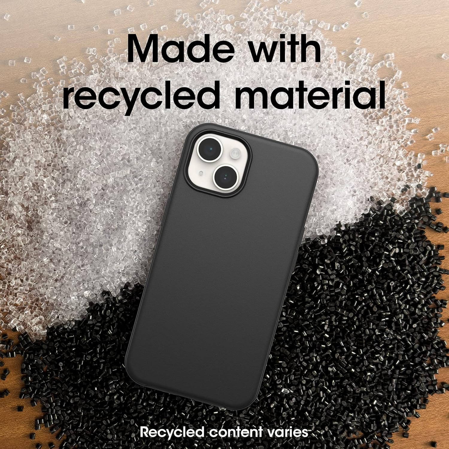 OtterBox iPhone 14 & iPhone 13 Symmetry Series Case - BLACK , Ultra-Sleek, Wireless Charging Compatible, Raised Edges Protect Camera & Screen