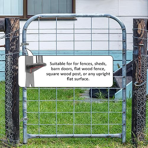 Miniatura 5 de 2 bisagras de puerta trasera plana para montaje en pared, acero inoxidable 304 para exteriores, bisagras de puerta de enlace de madera resistente