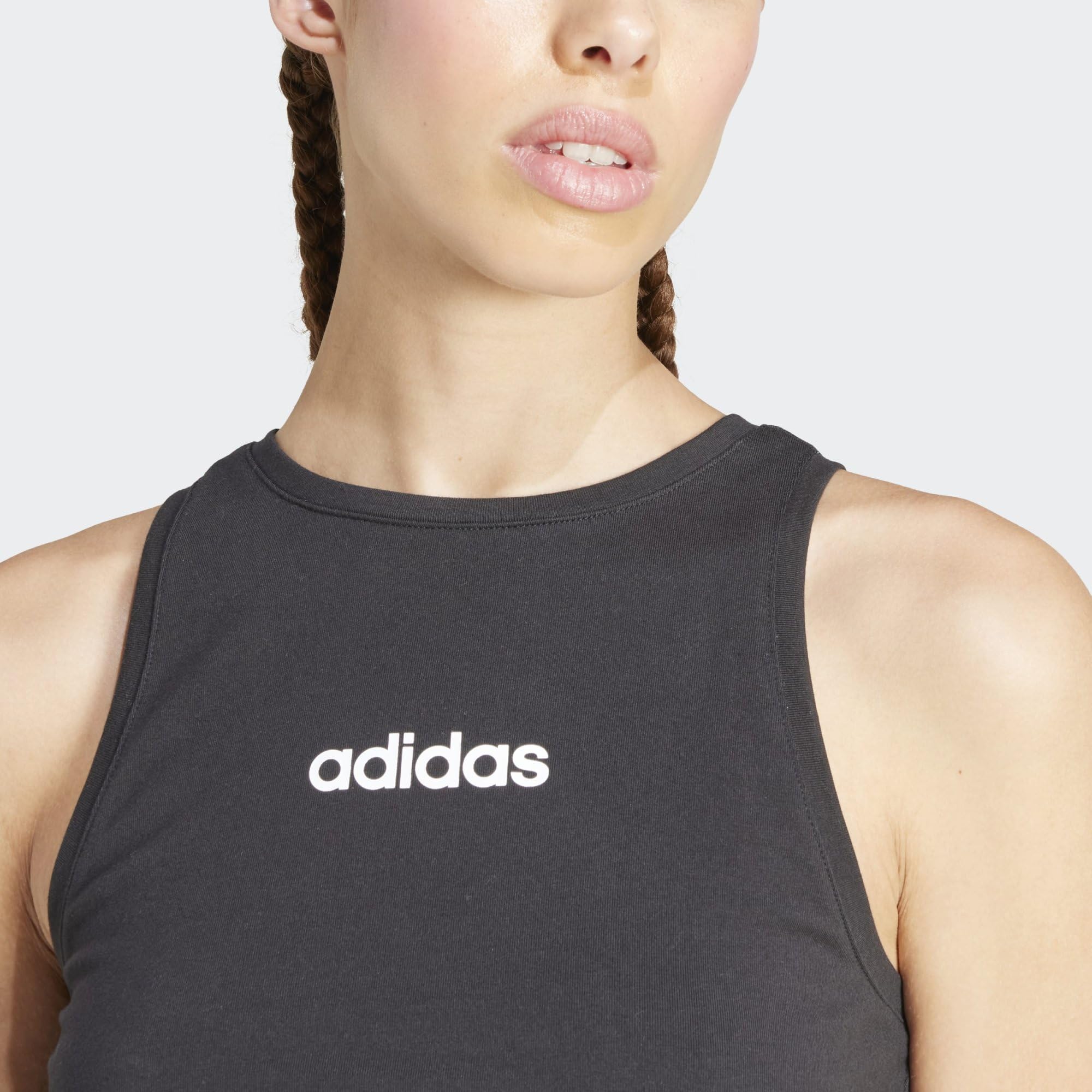 adidas Koszulka Kobiety Essentials Linear Slim Cotton Tank