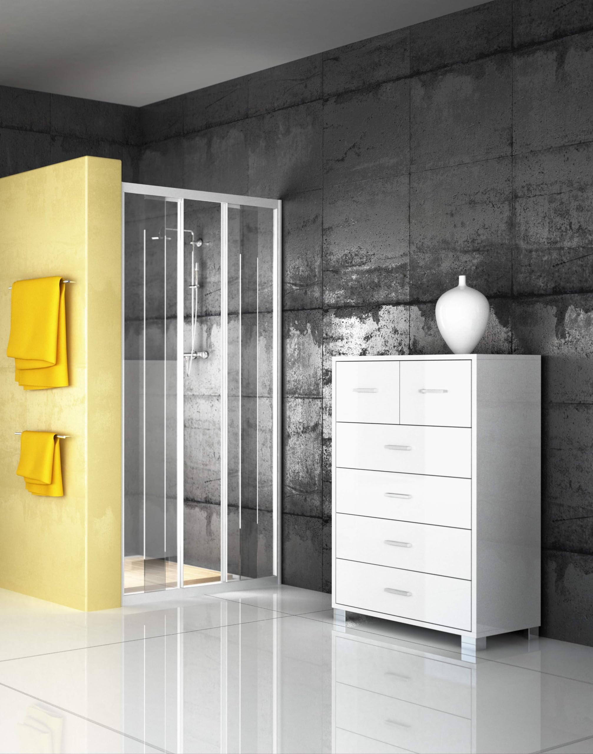 Cassettiera Portatile Mondo Viro In Legno Con 3 Cassetti - 39x30x29.5cm Per Casa E Ufficio - Foto 12