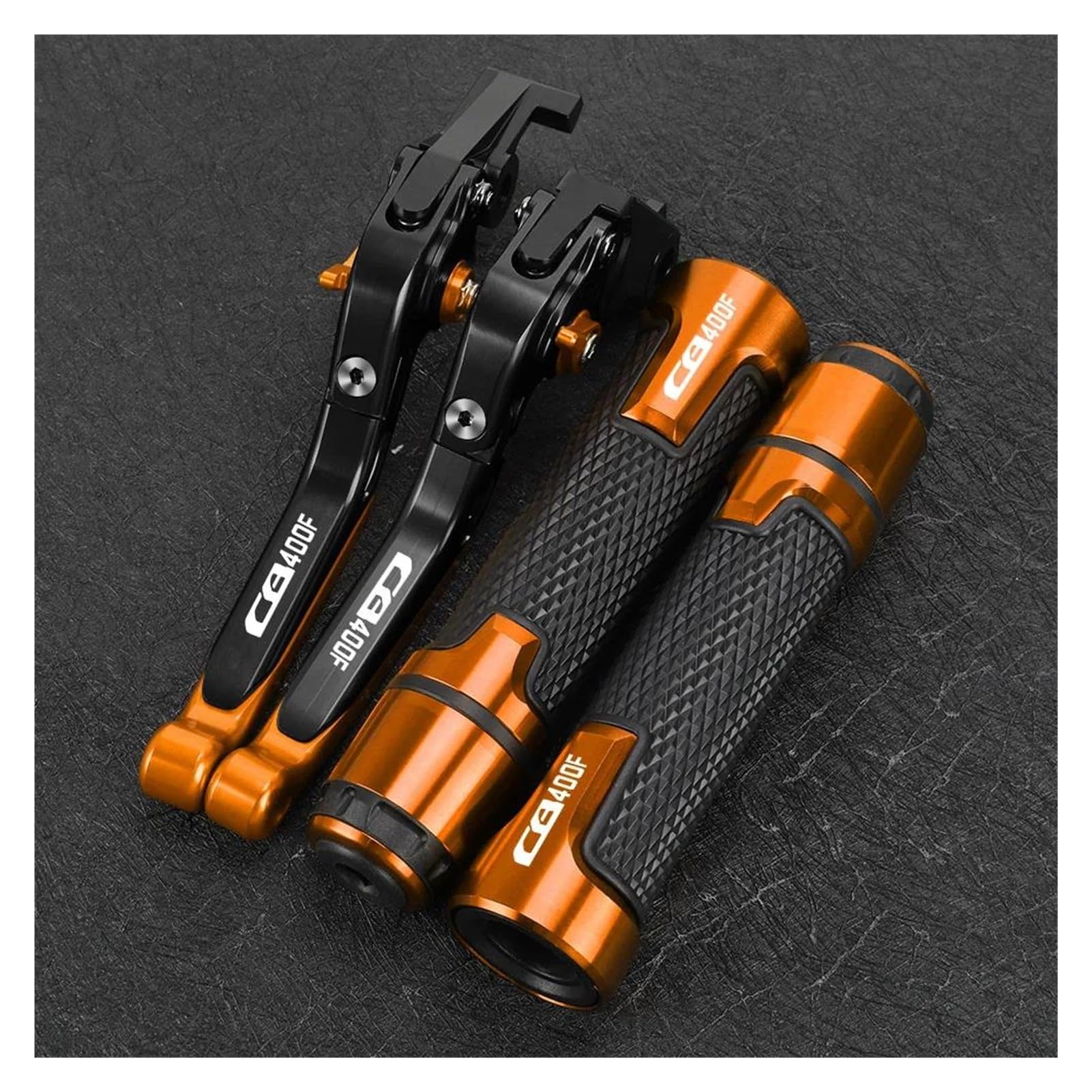 Aobeyo 8 Motorcycle Control Levers Foldable Brake Clutch Levers Handlebar Covers For Cb400f 1989-1991
