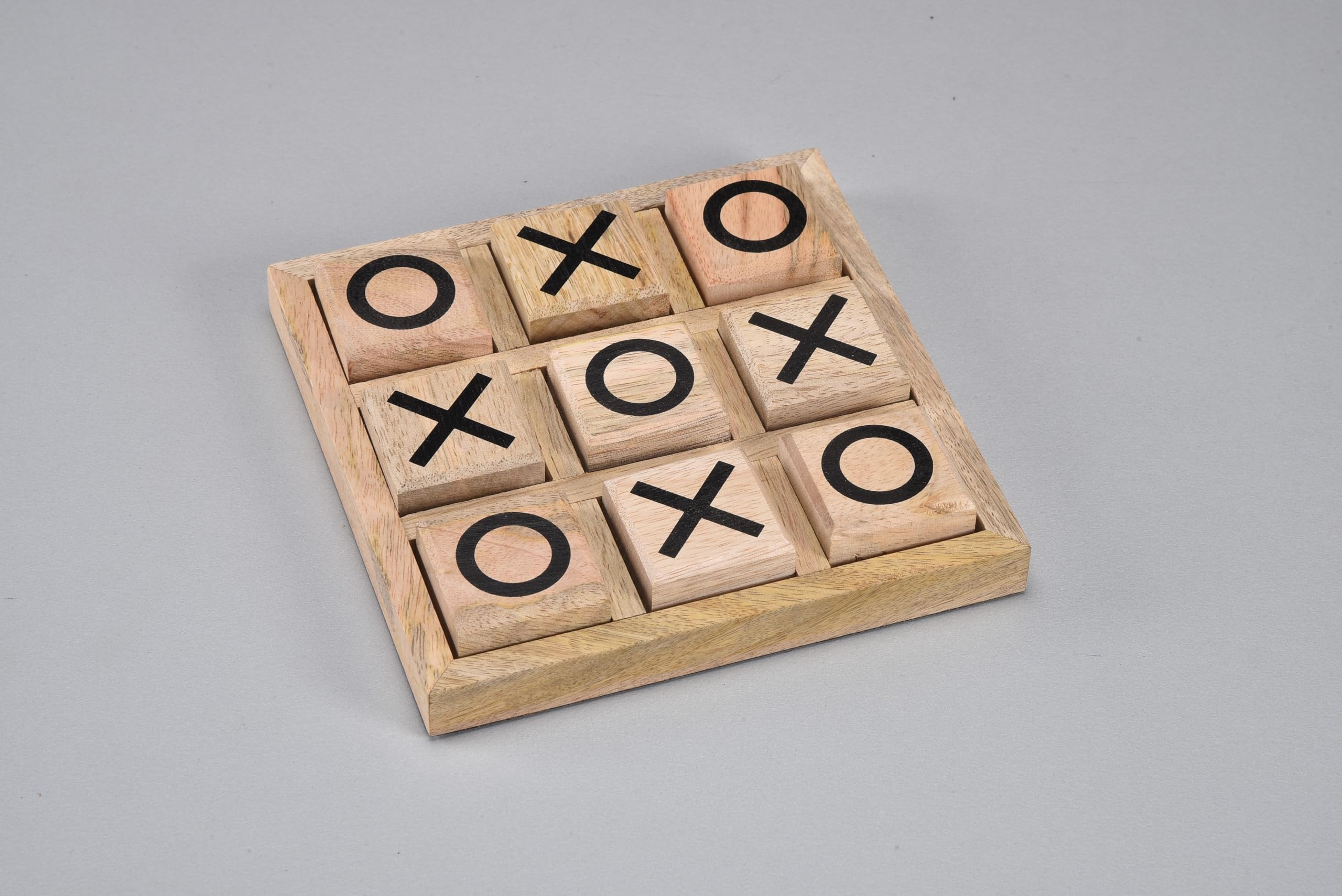 Holzmate Furniture | Wooden Tic Tac Toe Game for Kids | Natural Wood | Child Safe | Set of 2 (B0DFMMFBF7) Amazon Price History, Amazon Price Tracker