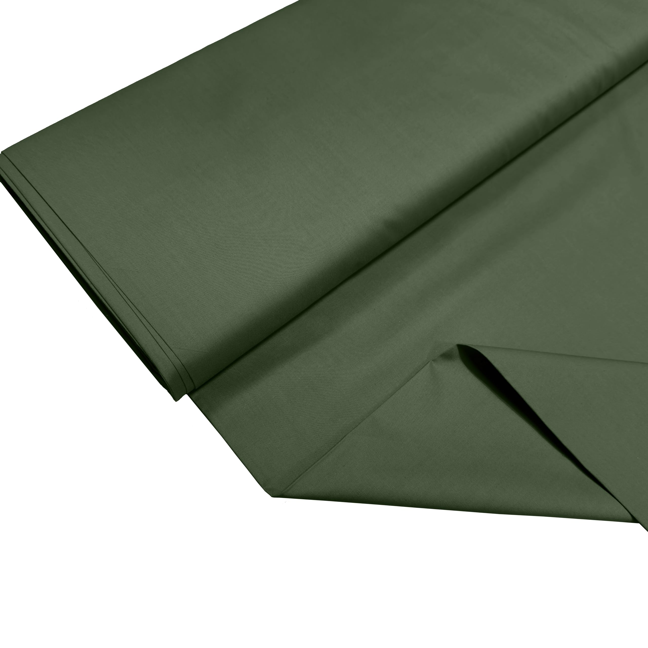 Thefabrictrade Forest 100% Cotton Percale Fabric – 200 Thread Count, 120 Gsm, Breathable & Durable Material For Bedding, Quilting & Sewing - 50Cm X 55Cm (Forest)