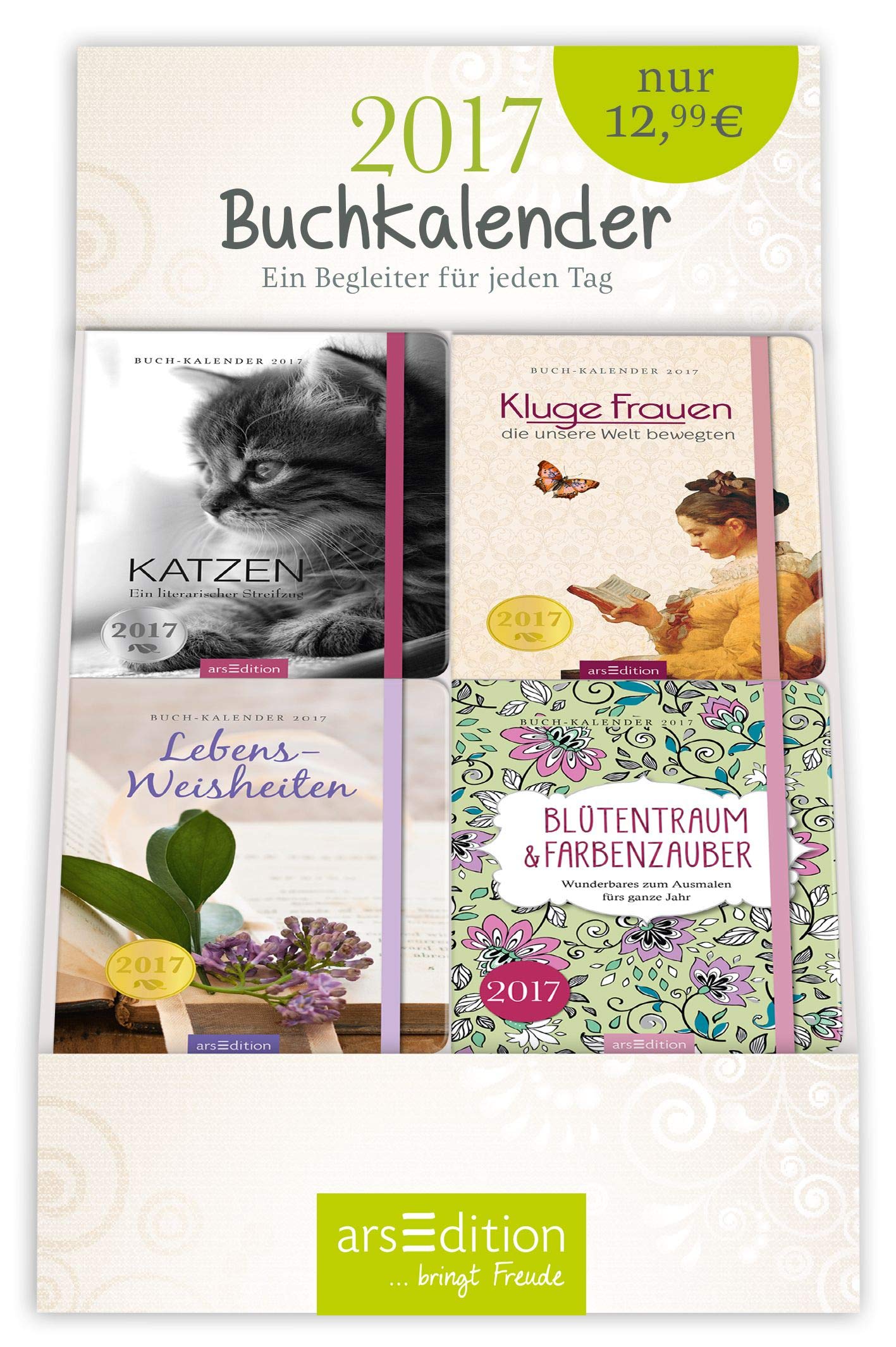Display Buchkalender 2017: mit 4 x 6 Ex.