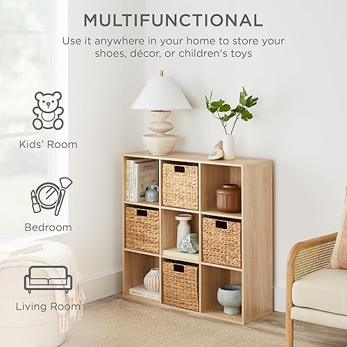 Miniatura 201 de Best Choice Products - Organizador de almacenamiento de 6 cubos, apertura de 13.5 pulgadas, estantería, estante de exhibición, personalizable con 3