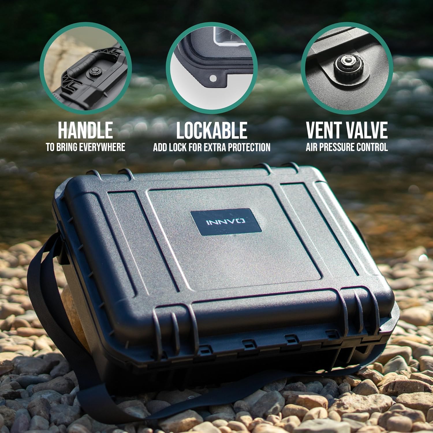 Starlink Mini Gen 4 Case - IP67 Waterproof Hard Shell Carrying Case with Precision-Cut Foam for Satellite Internet System V4