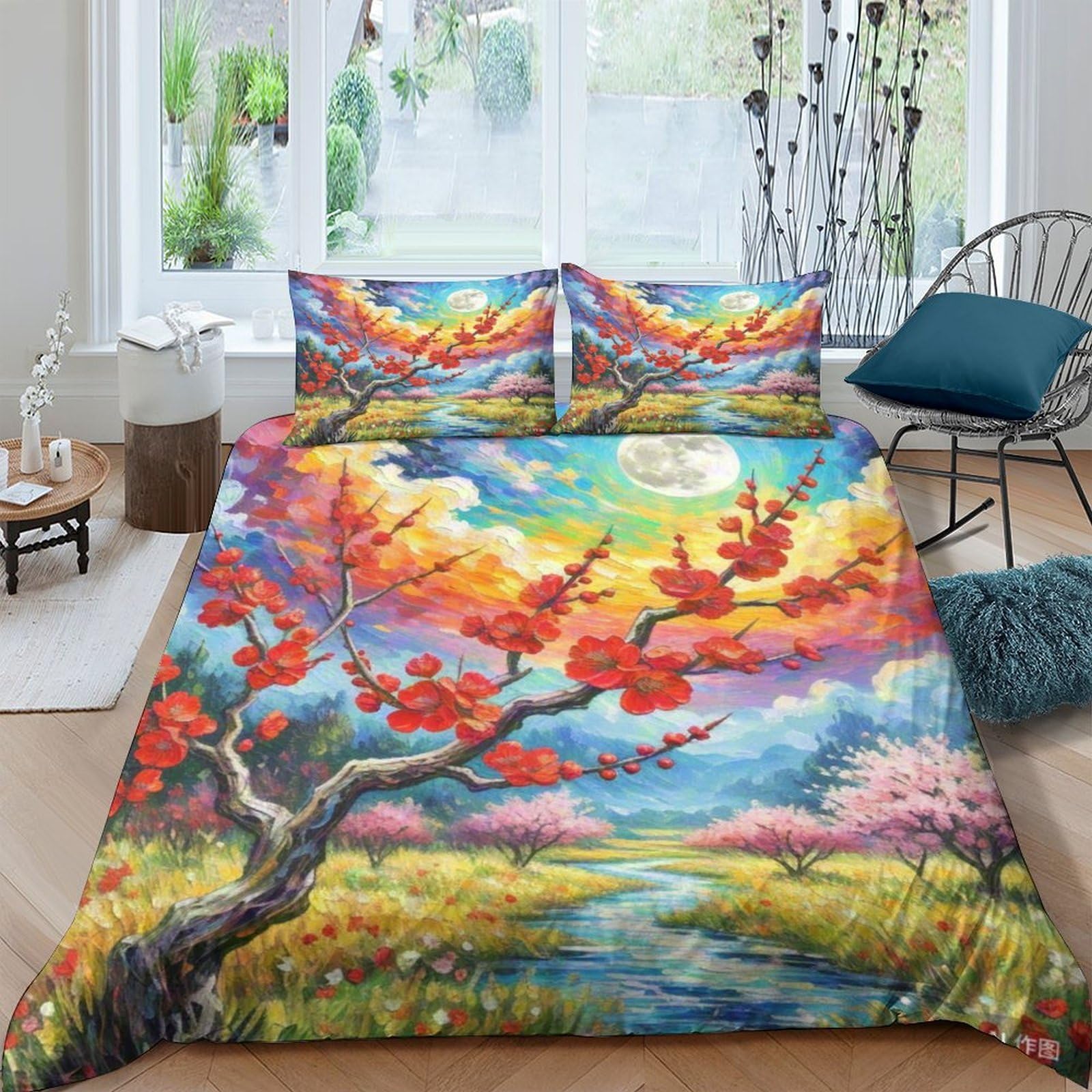 Housse de couette Prune Prickly 3D avec zip invisible fini les couettes qui s'échappent du lit