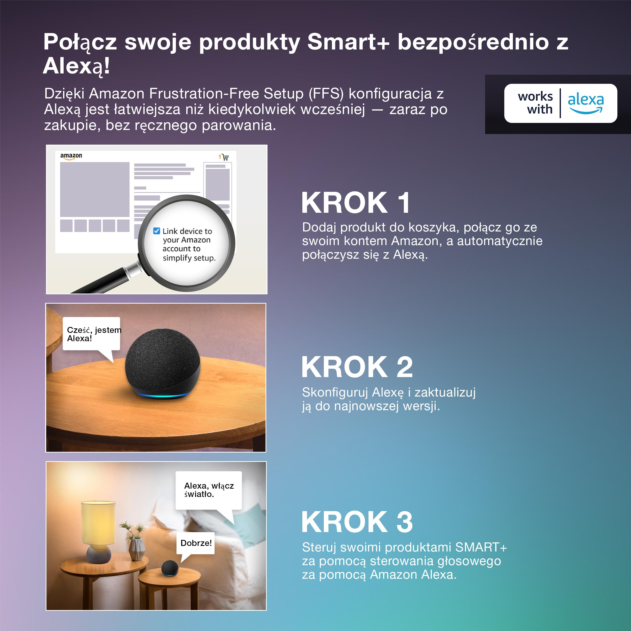 OSRAM SMART+ Inteligentne gniazdko z Matter over WiFi, opracowane dla Alexa - łatwa konfiguracja jednym kliknięciem, integruje konwencjonalne urządzenia do 2.300W w inteligentnym domu, 1-pak
