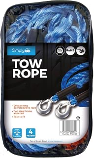 Simply Single TR2000 Touring Tow Rope, Blue, 4 m, 200g