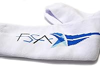 Vista 6 de LEONARK Calcetines de esgrima para espada, sable y papel de aluminio, medias protectoras de algodón para esgrima unisex para niños y adultos