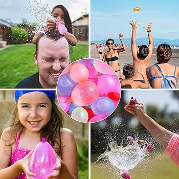 Amazon.co.jp: 水風船 水風船 自動閉鎖式クイックフィラー 水風船