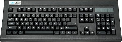 TVS ELECTRONICS USB Gold Keyboard (Black)