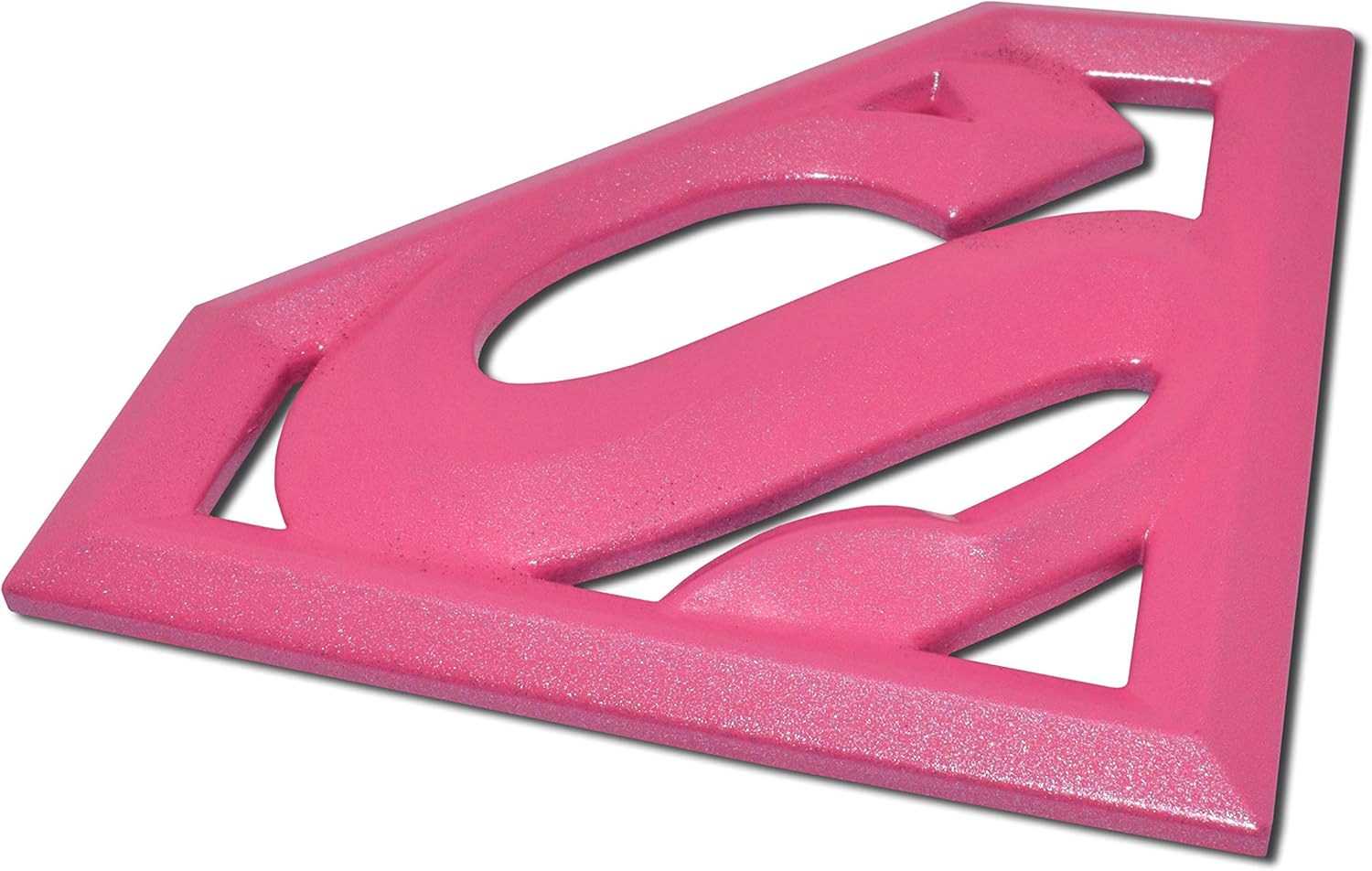 Elektroplate Officially Licensed DC Comics Supergirl Hot Pink All Metal Emblem for Cars, Trucks, and All Auto | Universal Fit at 4.2" x 3.0" | Weatherproof