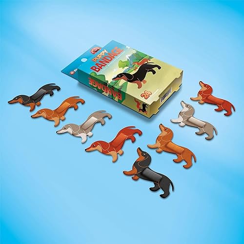 Miniatura 6 de BioSwiss - Venditas autoadhesivas con forma de perrito salchicha, estériles y sin látex para el cuidado de heridas - 24unidades