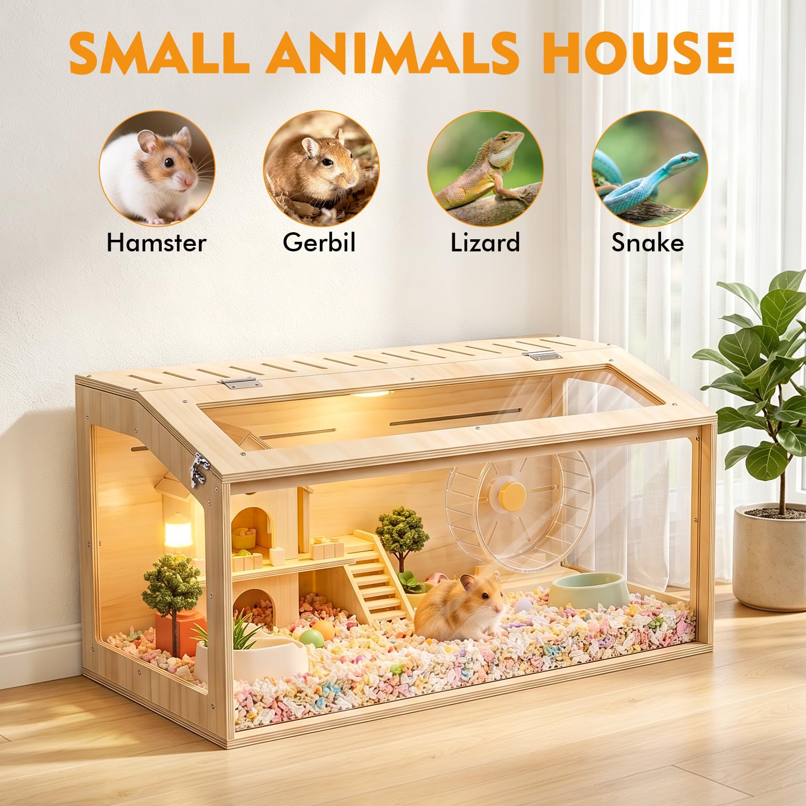 XiaZ Hamster Cage - Panoramic View -7 XiaZ Hamster Cage - Panoramic View -7