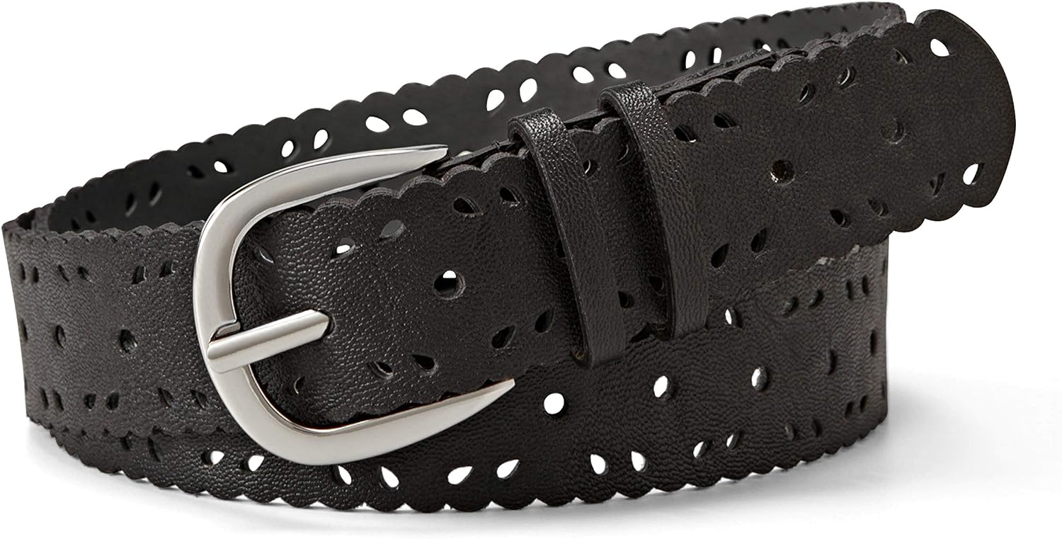 Scallop Edge Perforated Belt 