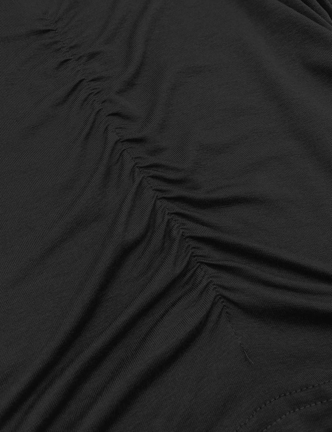 Orchidays Women’s Long Sleeve T Shirts Ruched Going Out Crop Tops with Thumb Holes Basic Slim Fit Tees - Image 6