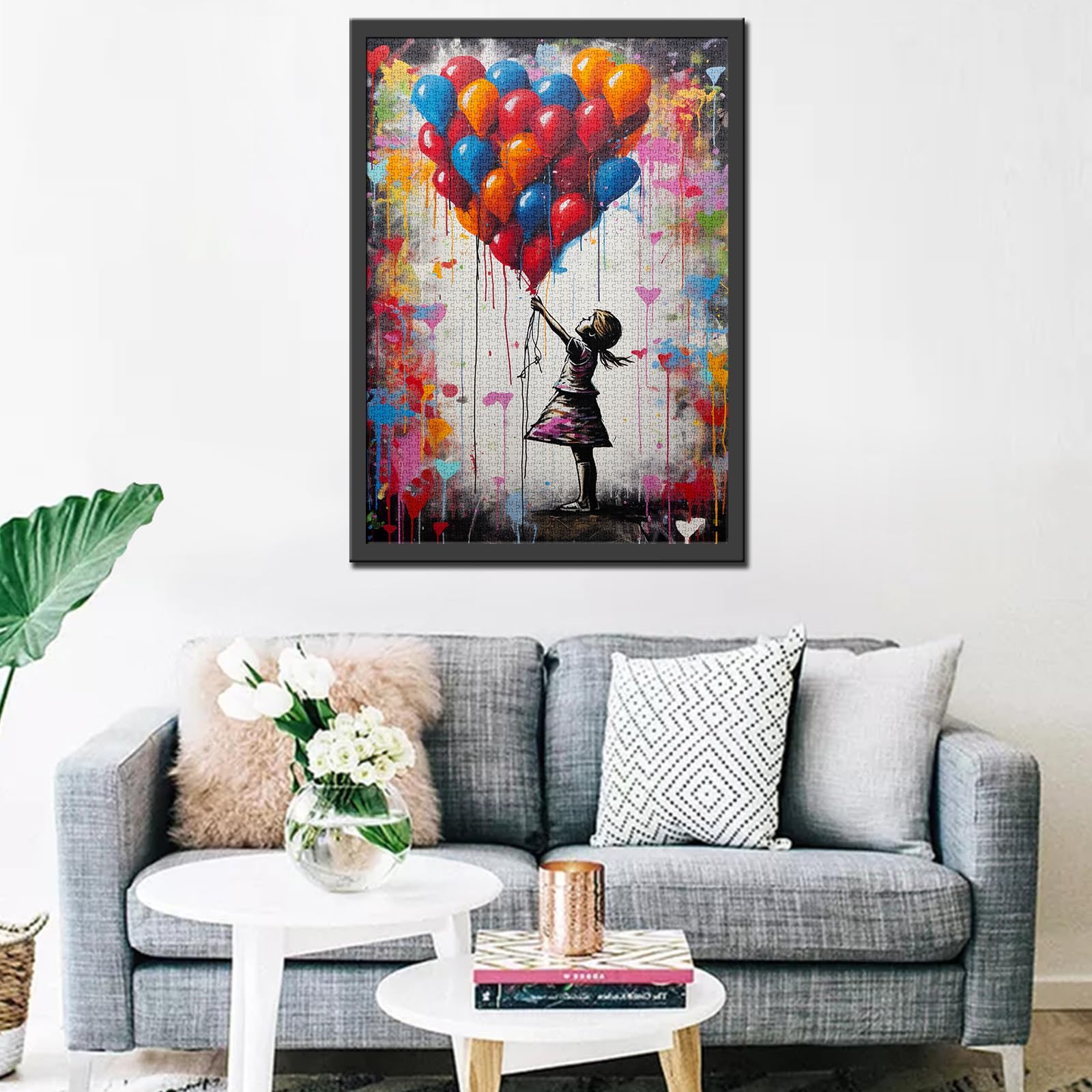 Tucocoo 1000-Piece Graffiti Monkey Jigsaw Puzzle - Colorful Animal Art For Adults & Families