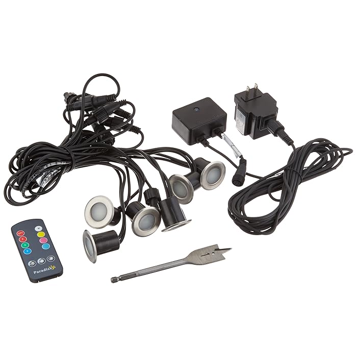 Buy Sterno Home GL28103SS6 Paradise Low Voltage Color Changing LED Deck Light Kit (Remote