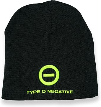 Type O Negative Logo Black Beanies Hats Men Gothic Metal Knitted Hat
