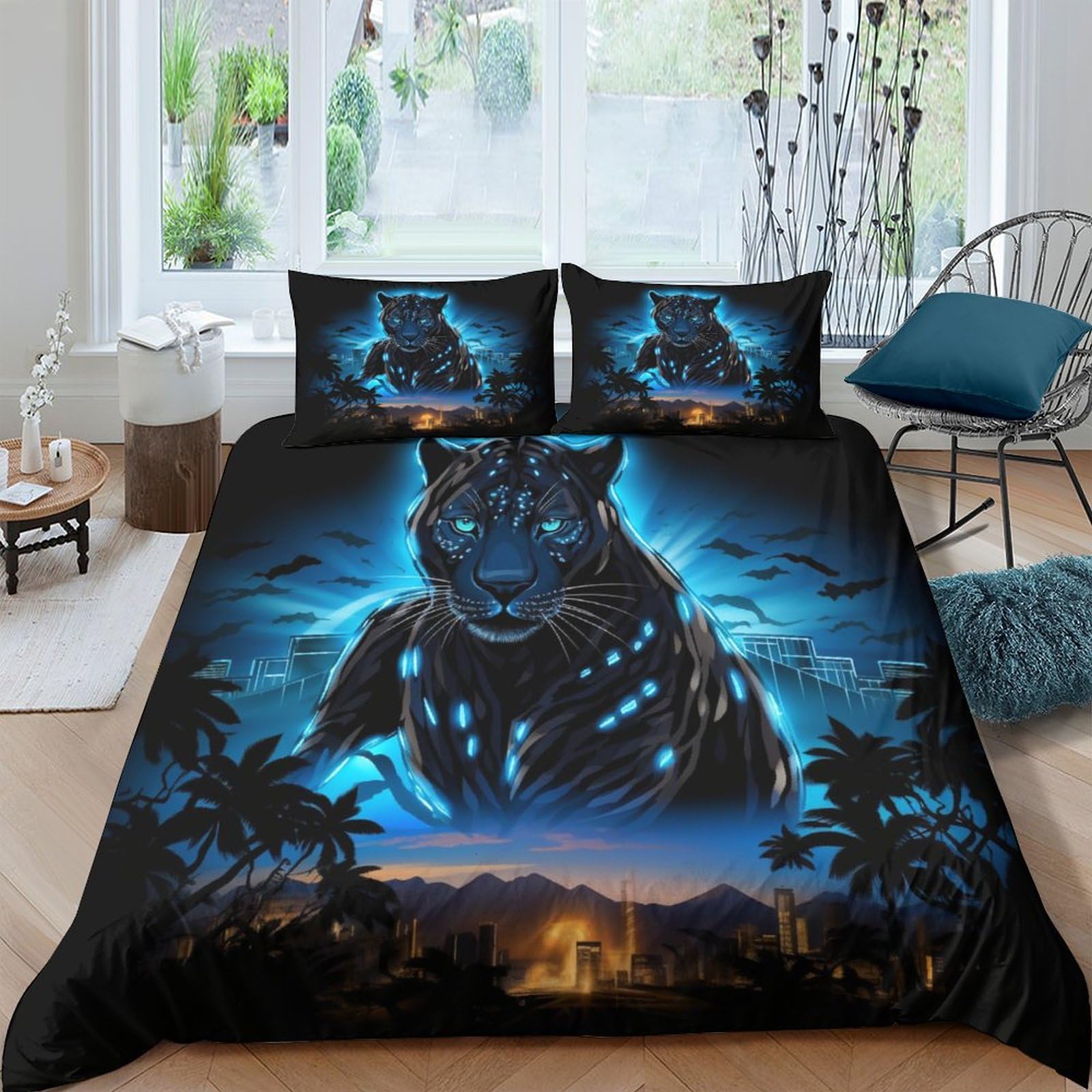 Housse de couette dessin animé pour lit enfant et adulte King size 3D