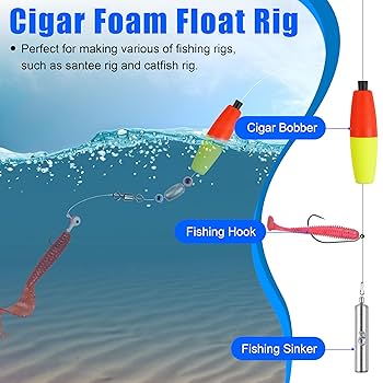 15x Angel Schwimmer Schaumstoff - Peg Floats 3,8-7,6cm Für Süß-/Salzwasser