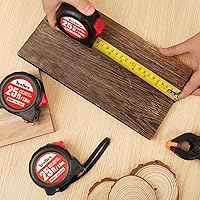 Vista 6 de Tape Measure 25 ft, 10 Pack Bulk Easy Read Measurement Tape, Self-Locking Measuring Tape Retractable 25 FT by 1 in