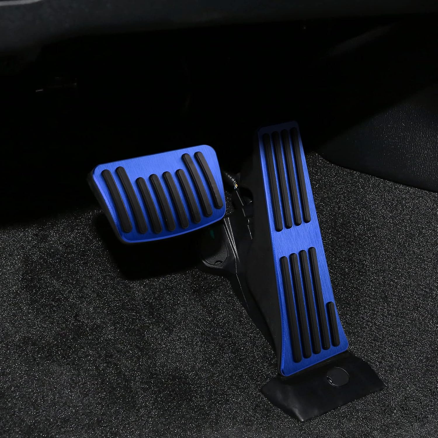 Compatible with Kia Sportage K5 GT-Line Accessories Compatible with Hyundai Tucson Santa Sonata Palisade Accessories Car Foot Pedal Covers Pedals Pads -Blue