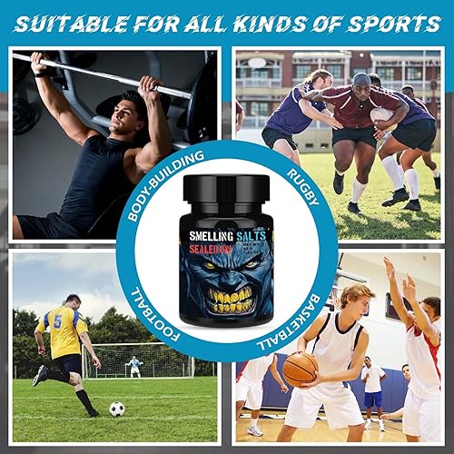 Miniatura 6 de Potent Salts Wake Up for Athletes, for Athletes in Hockey, Weightlifting and Powerlifting - Activate Before Smelling,Instant Energy, Enhanced Focus