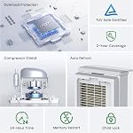 Waykar 2,000 Sq. Ft Energy Star Dehumidifier for Home and Basements, with Auto or Manual Drainage, 0.6 Gal Water Tank Capacity