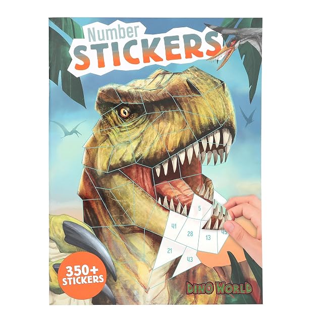 Depesche 13243 Dino World Number Sticker