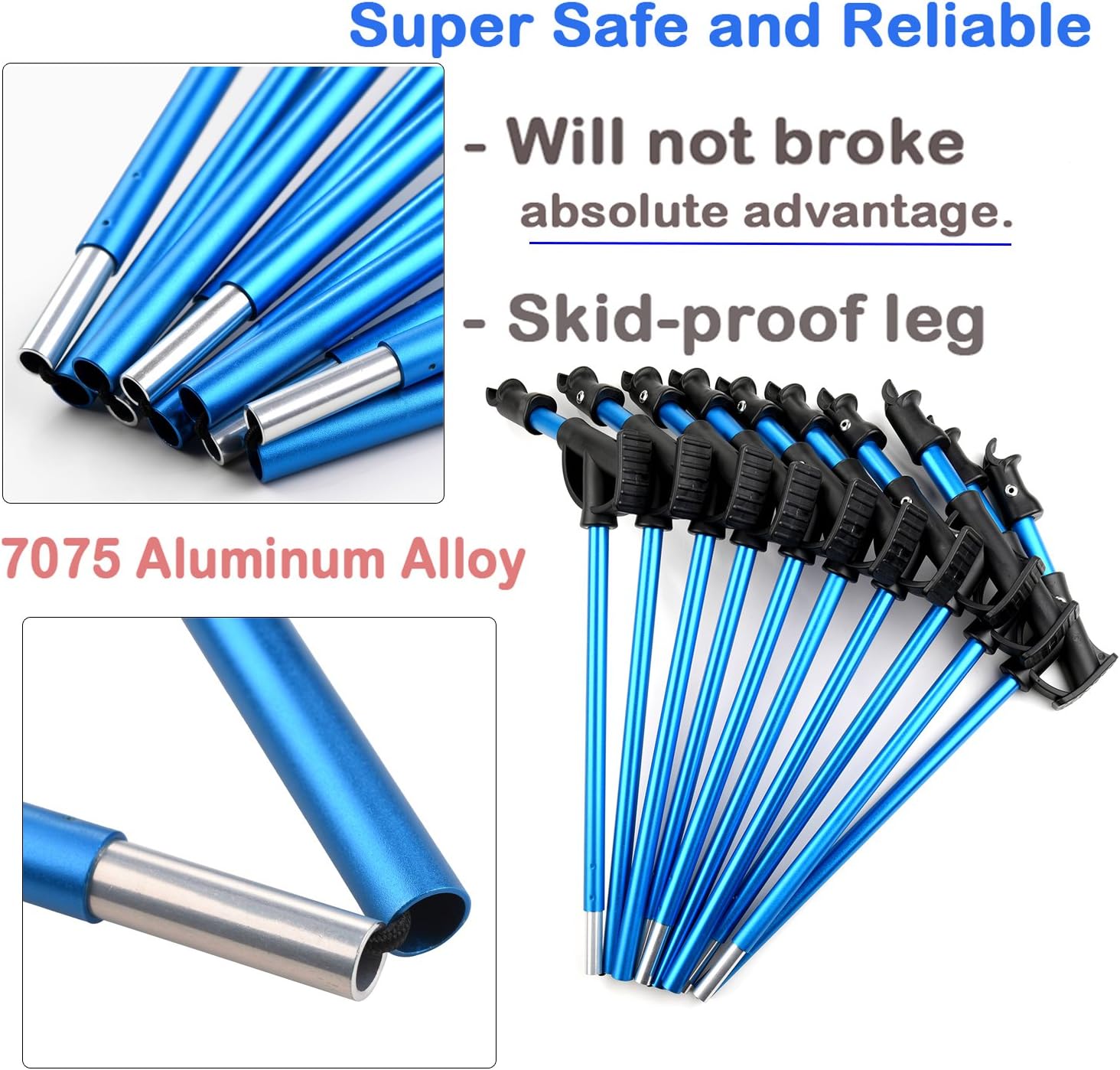 YAHILL Ultralight Folding Camping Cot Sleeping Collapsible Portable Foldable Bed Aluminum Replacements for Tent Backpack, Adults Youth Outdoor Travel Hiking Fishing Hunting