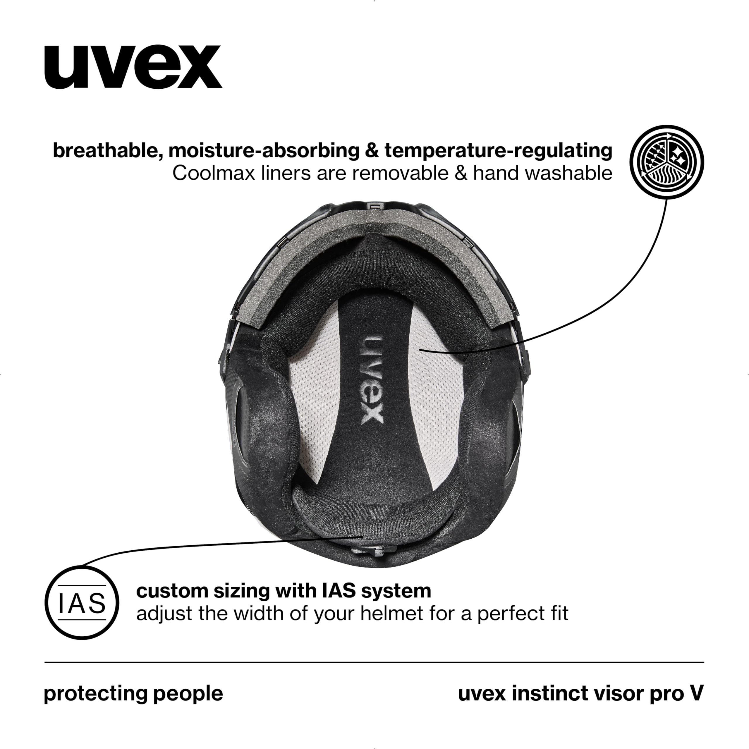UVEX INSTINCT VISOR PRO V GREY M 59-61