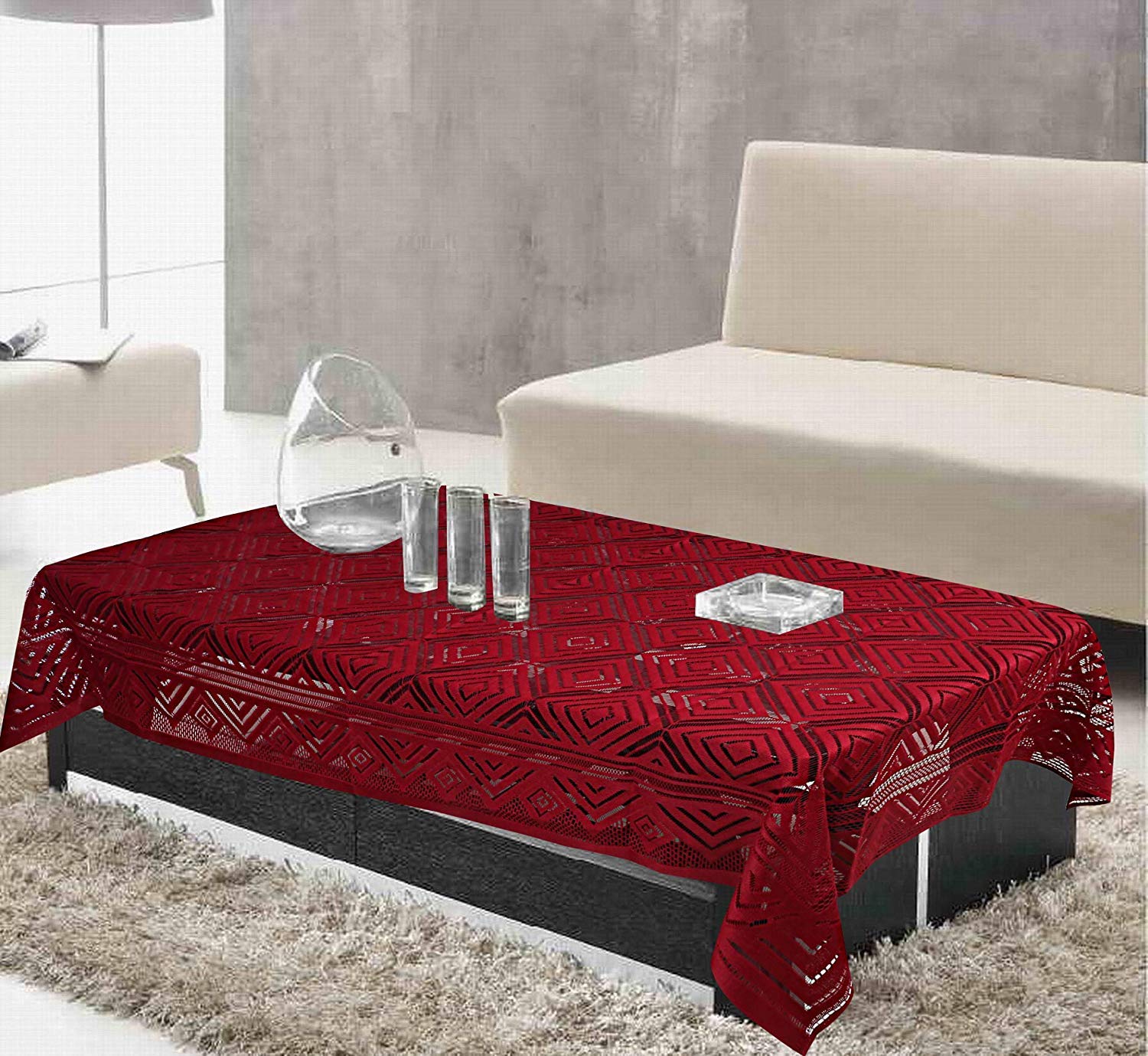 Buy Kuber Industries Center Table Cover|Cotton Center Table Cover for ...