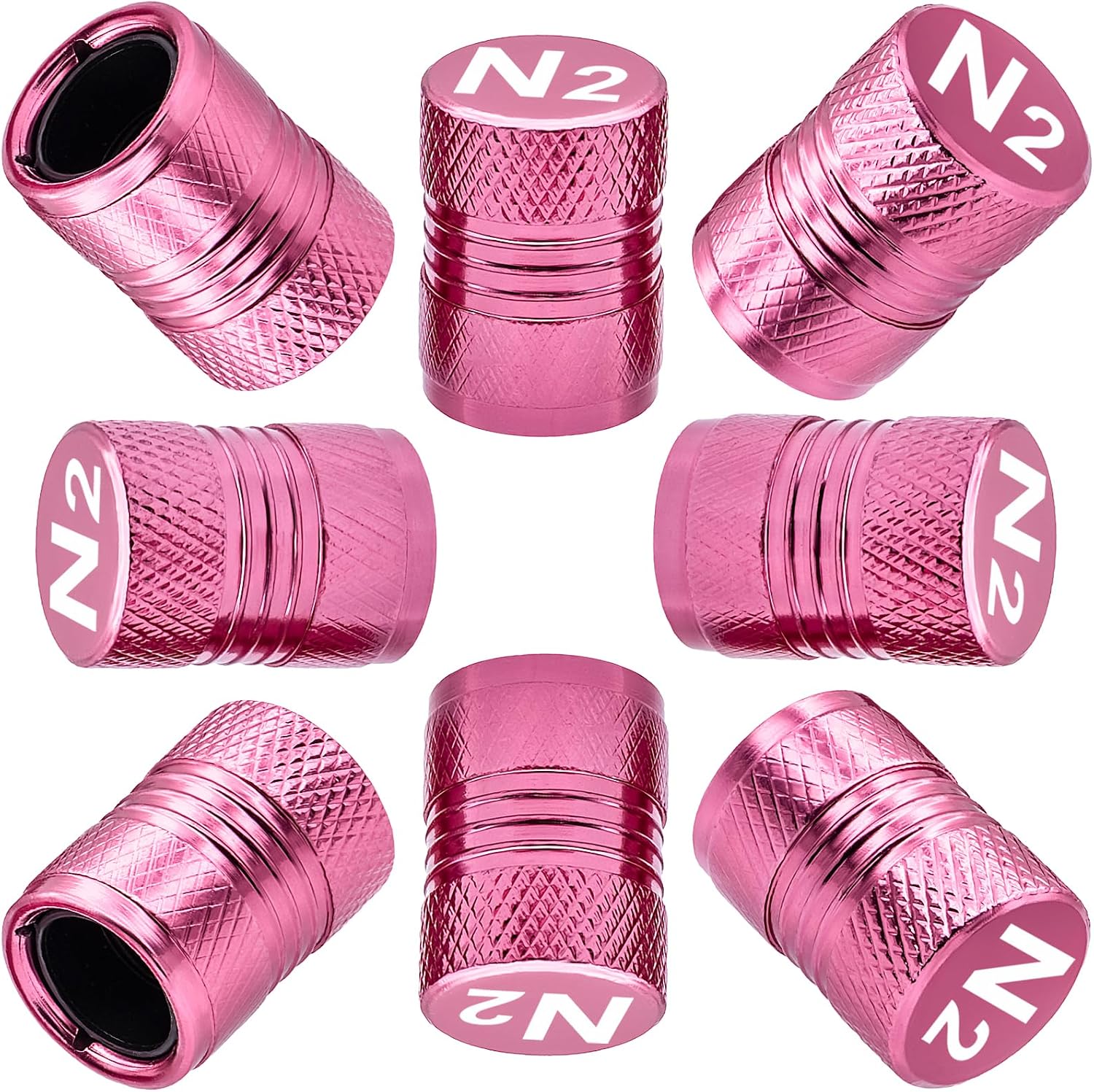 4PCS Pearl Pattern Dice Tire Valve Stem Caps, Leak-Proof Air Protection | Light-Weight Universal Tire Valve Stem Covers for Cars, SUV, Trucks, Bikes, Motorcycles, Bicycles(Blue)
