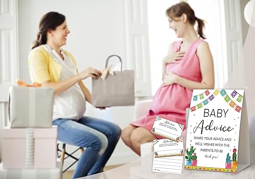 Miniatura 5 de Tarjetas de consejos para baby shower para padres, juego de fiesta temática de baby shower, tarjetas de consejos para baby shower, libro de