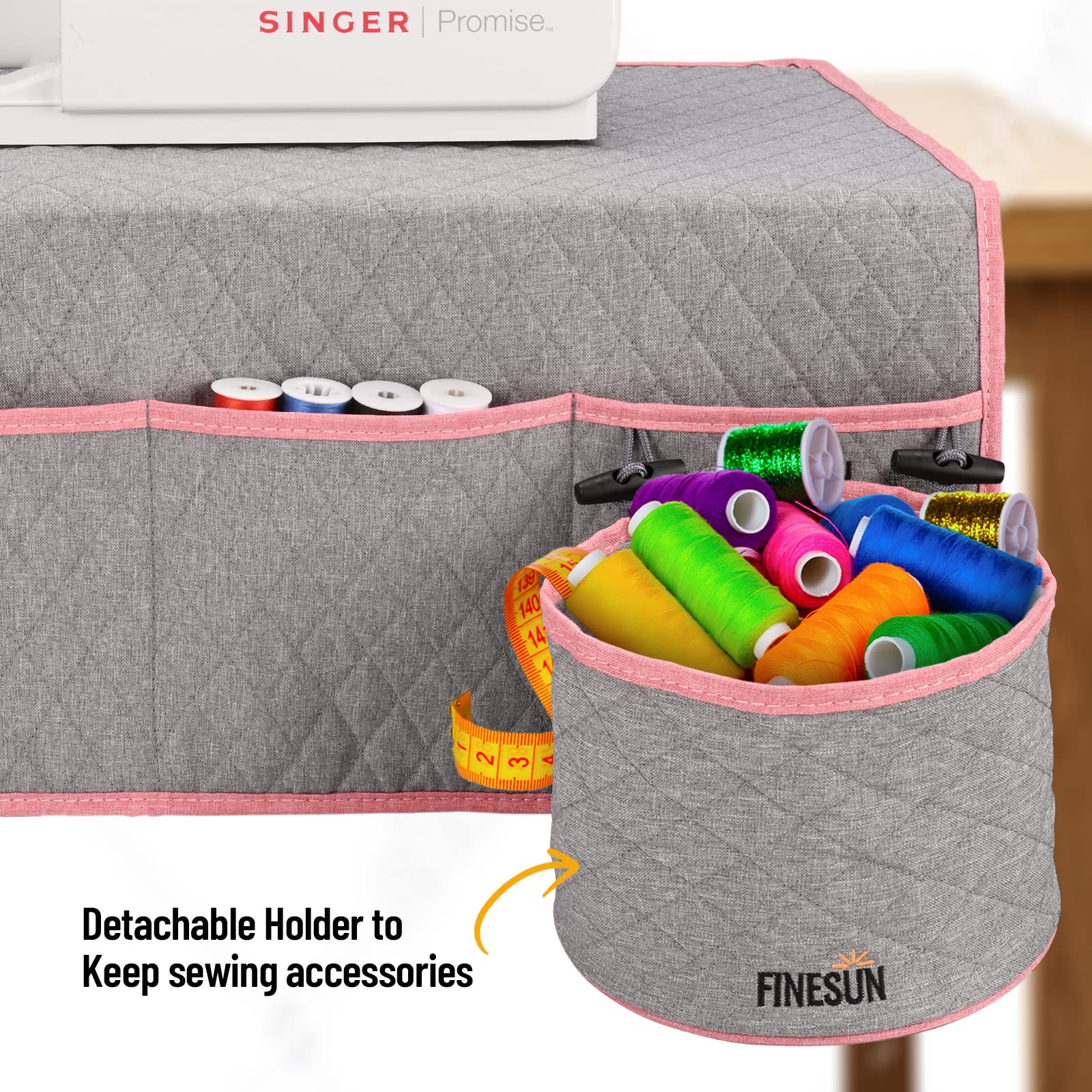 Singer Sewing Mat Sewing Machine Pedal Mat Non Slip Water-Resistant Sewing Machine Pad ...
