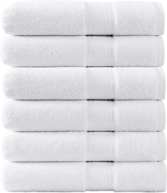 LANE LINEN 100% Cotton Bath Towel Set of 18 – 6 Bath, 6 Hand Towel & 6 Washcloths, Zero Twist, Absorbent Softness for Daily Use, Perfect for Airbnb, Spa & Hotel, Machine Washable – Teal