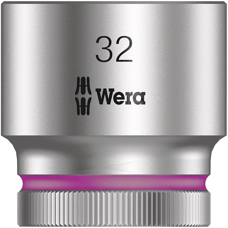 Soquete Avulso Wera Zyklop 8790 HMC 1/2 pol. com Encaixe Hexagonal de 32 mm, Modelo 5003617001
