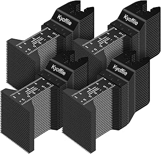 100Pcs Oscillating Saw Blades, 1-3/4" Quick Release Multi Tool Blades Kits Universal Oscillating Tool Blades Wood Plastic Multitool Blades Compatible with Dewalt Ryobi Makita Bosch Craftsman