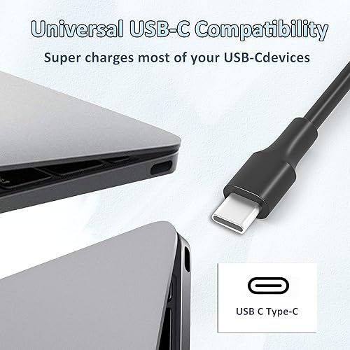 Miniatura 2 de Adaptador USB-C para portátil de 45 W compatible con cargador HP Chromebook 14 14A G5 14- ca061dx 14-ca020nr 14-ca060nr 14-ca043cl 14-ca052wm