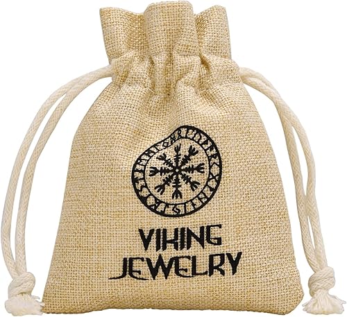 Miniatura 8 de MEALGUET Brazalete nórdico vikingo Pulsera de acero inoxidable para hombre, protección de flechas vikingas nórdicas, amuleto talismán para papá,