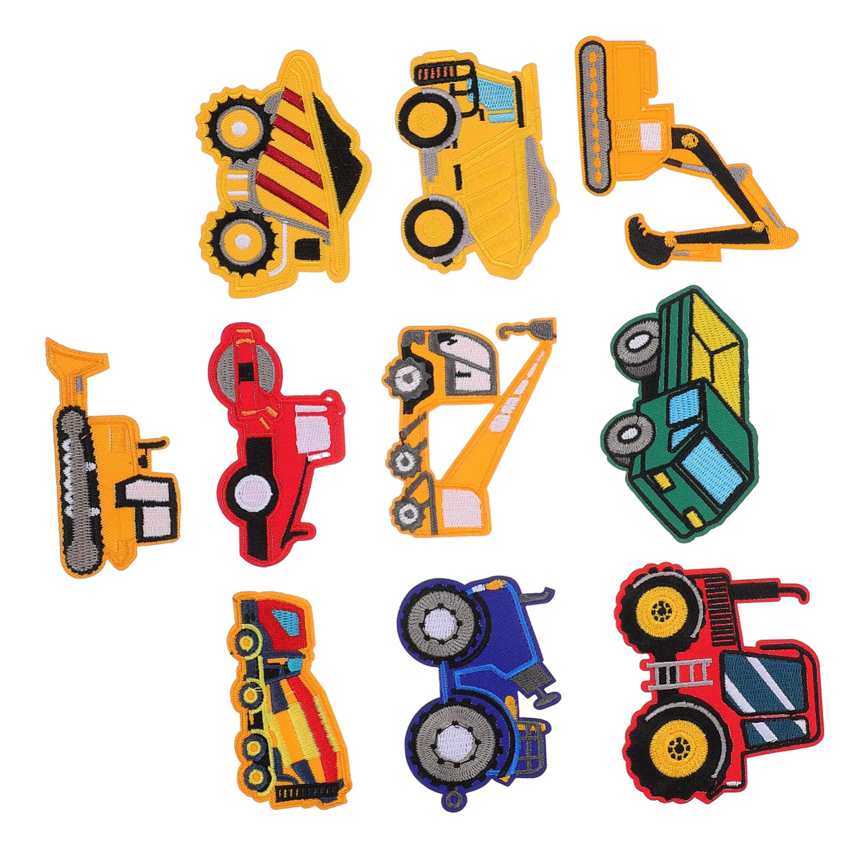 VILLCASE 50piezas Parches De Tela Para Coser Parches De Bordado De Bomberos Parche De Ropa Para Reparación y Decoración Suministros De Costura