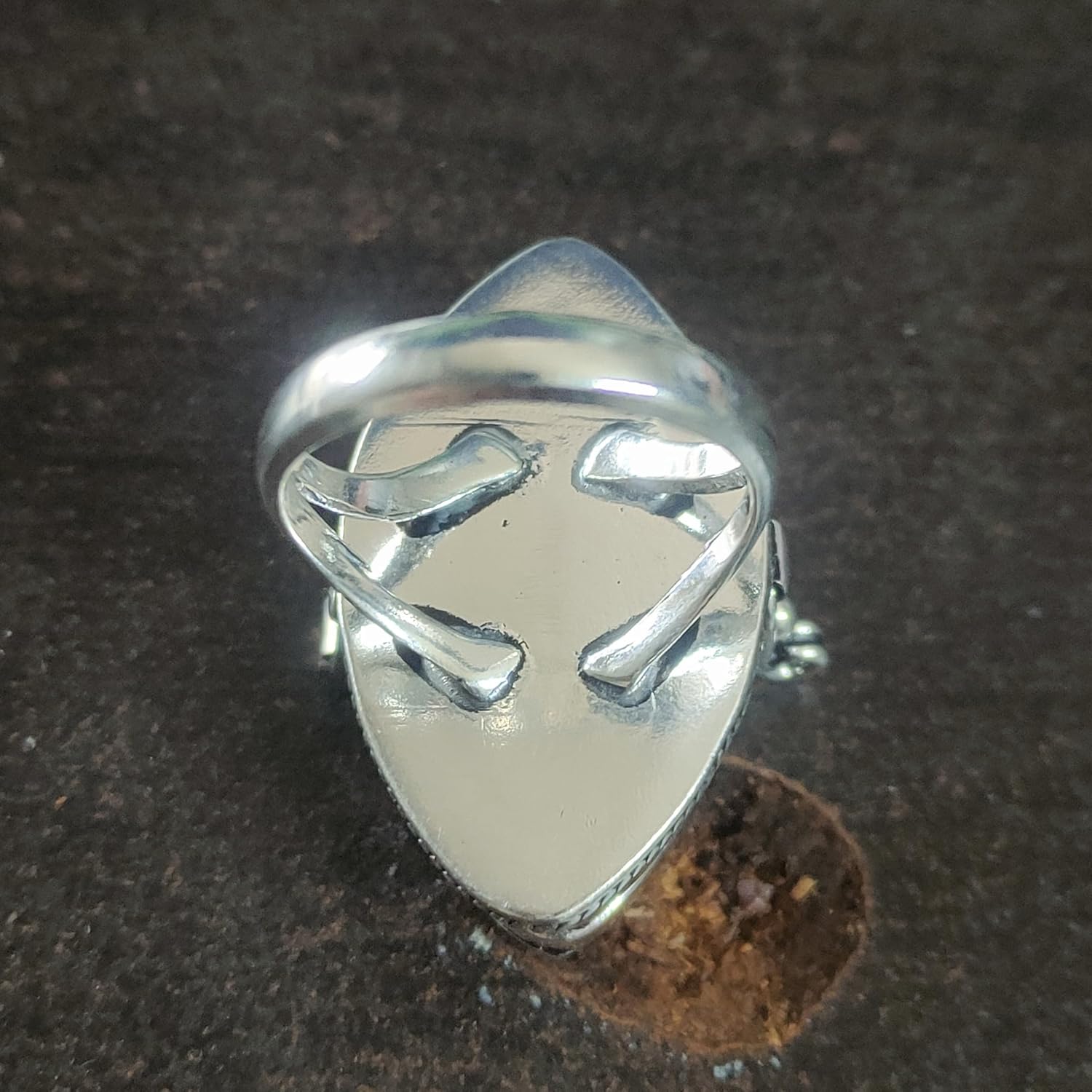 Beautiful Poison box ring|Marquise design Box Ring|925 Silver plated Ring|Statement Box Ring|Summer Day Gift, Mothers Day Gift