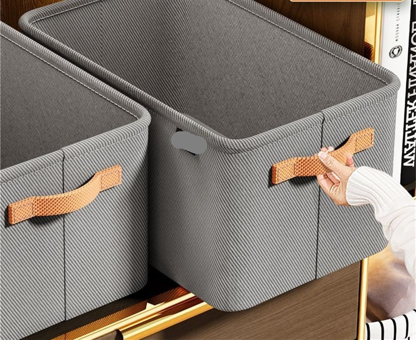 Scatola Di Immagazzinaggio Pieghevole 4 pezzi di articoli for la casa, articoli vari, cesto di smistamento, pieghevole, in lino, organizer, scatola, biancheria intima, calzini, giocattoli, armadi, gua