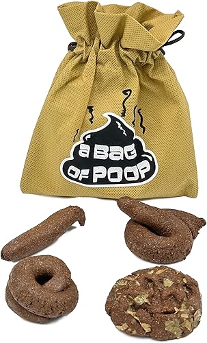 Island Dogs Una bolsa de caca falsa novedosa en una bolsa, cuatro formas diferentes en un acabado realista, un gran regalo de broma que es divertido