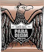 Ernie Ball Paradigm Extra Light Phosphor Bronze Acoustic Guitar Strings, 10-50 Gauge (P02080)